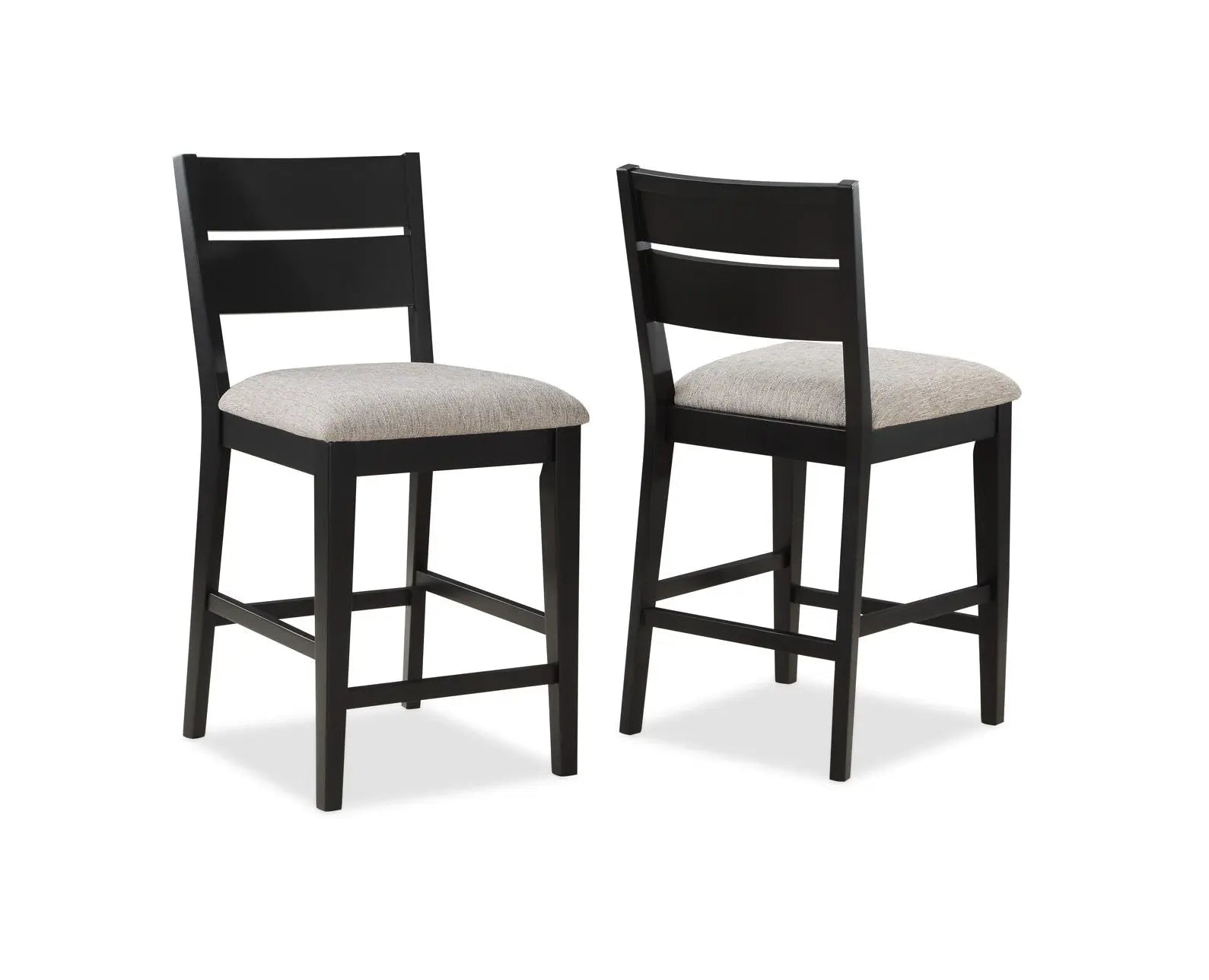 Mathis - Counter Height Chair (Set of 2) - Black - Ferro Furniture
