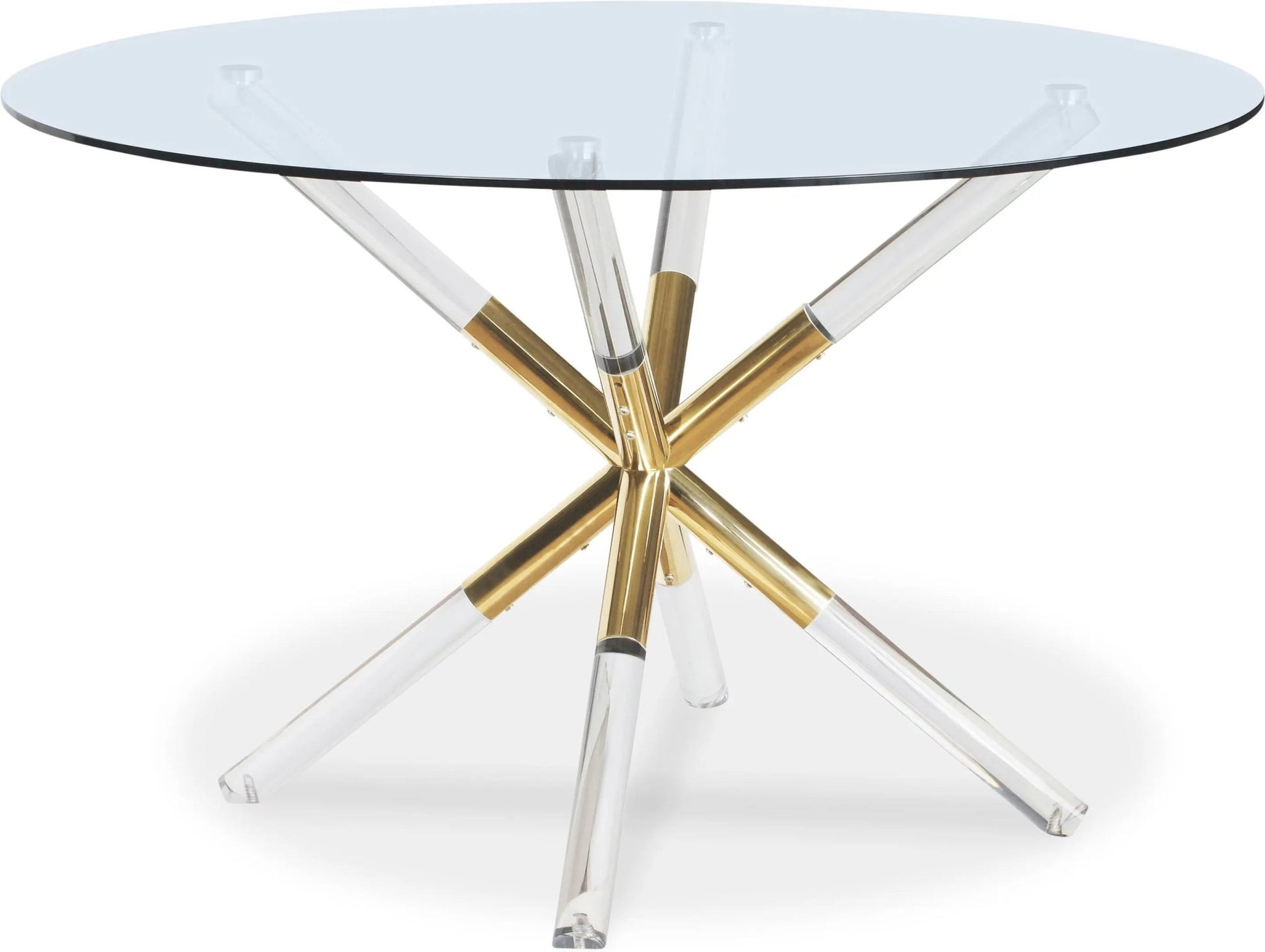 Mercury - Dining Table - Pearl Silver - Glass - Ferro Furniture