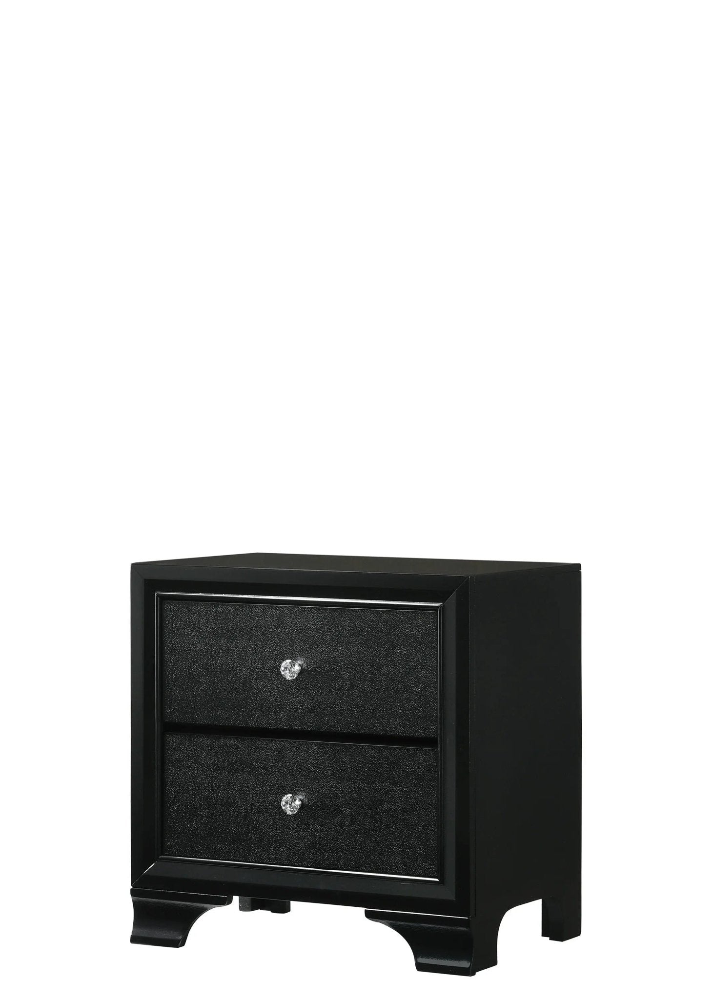 Micah - Nightstand - Black - Ferro Furniture