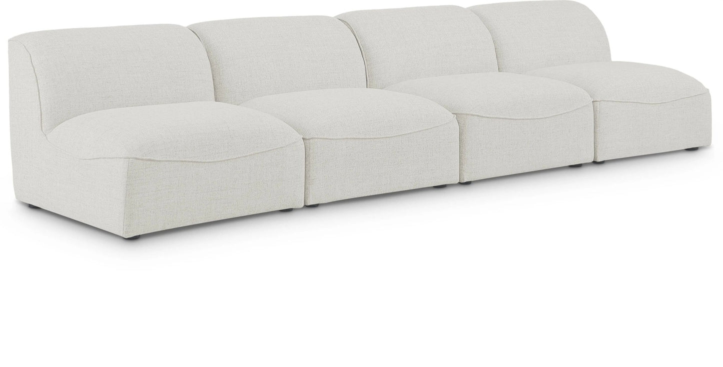 Miramar - 4 Seat Armless Modular Sofa - Ferro Furniture