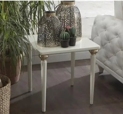 Mistral Side Table (Opak White) 1 Piece - Ferro Furniture