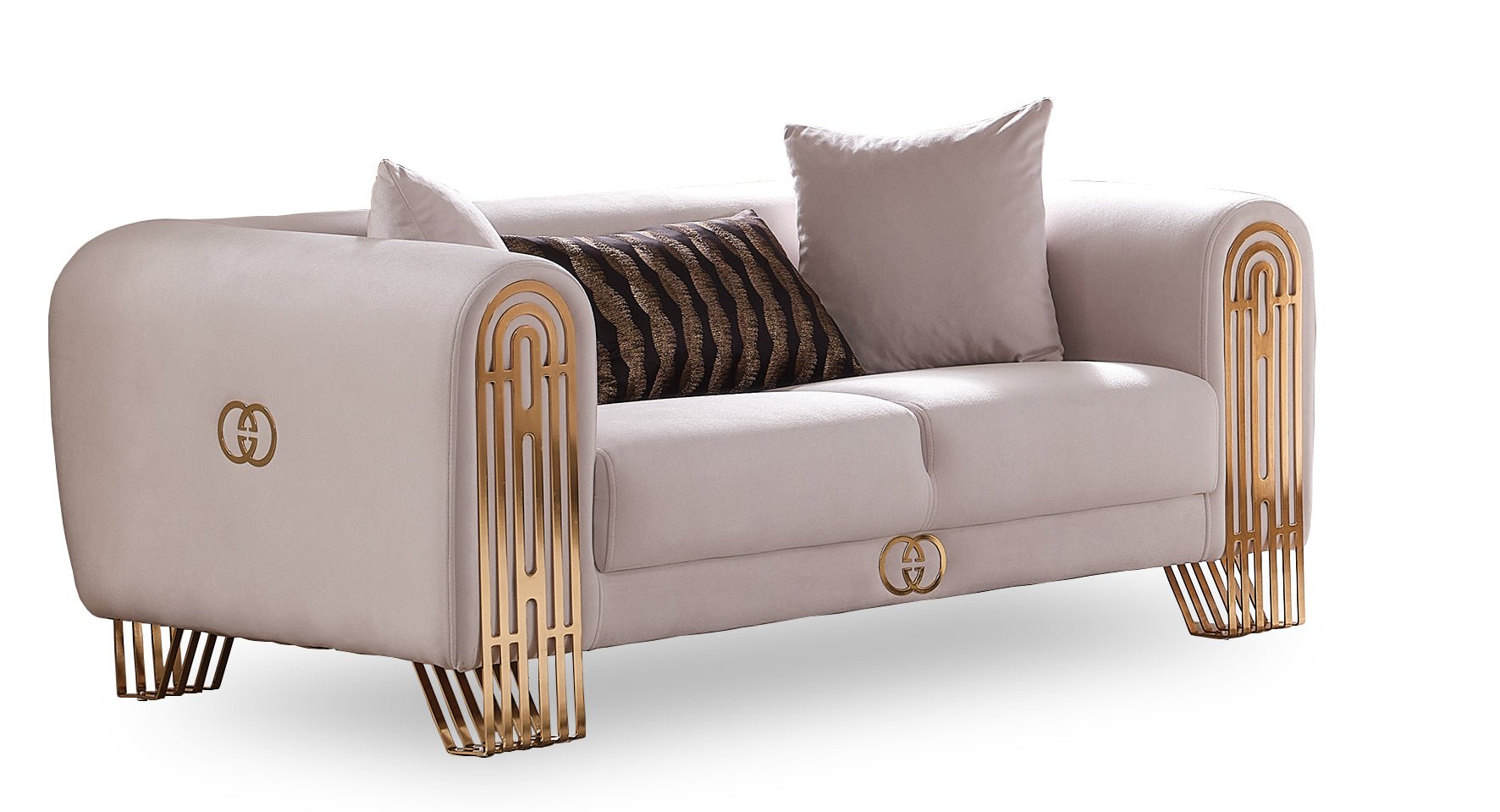 Monaco Stationary Loveseat - Ferro Furniture