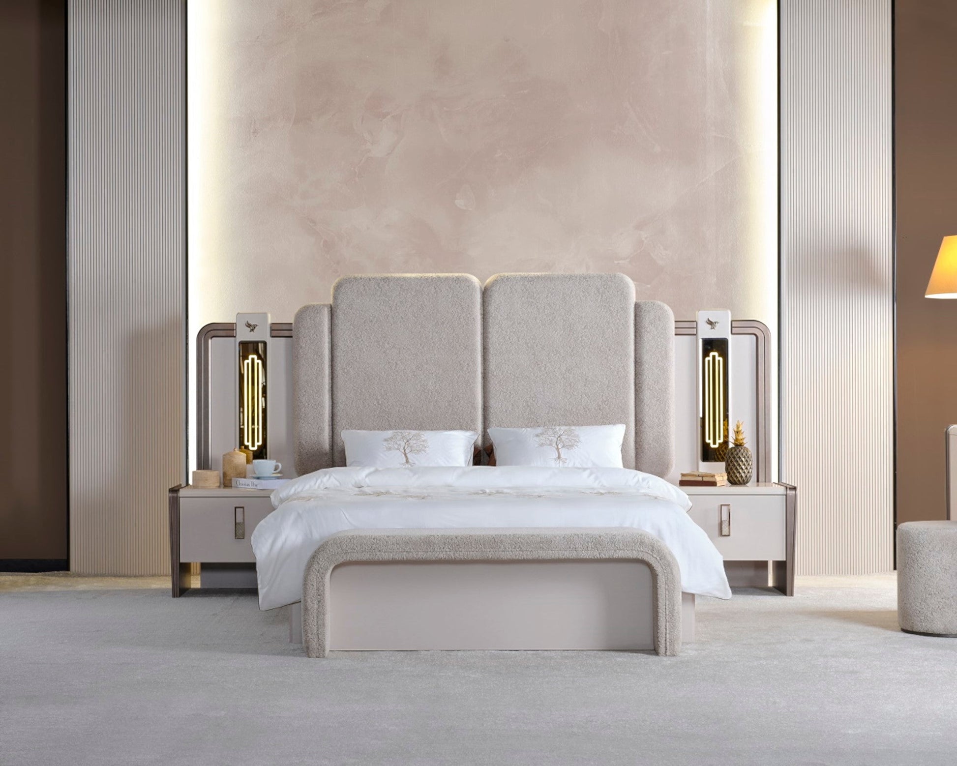 Nirvana Storage Bed With Headboard - Ferro Furniture