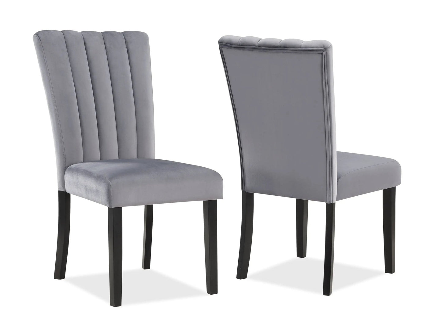 Pascal - Side Chair (Set of 2) - Gray - Ferro Furniture
