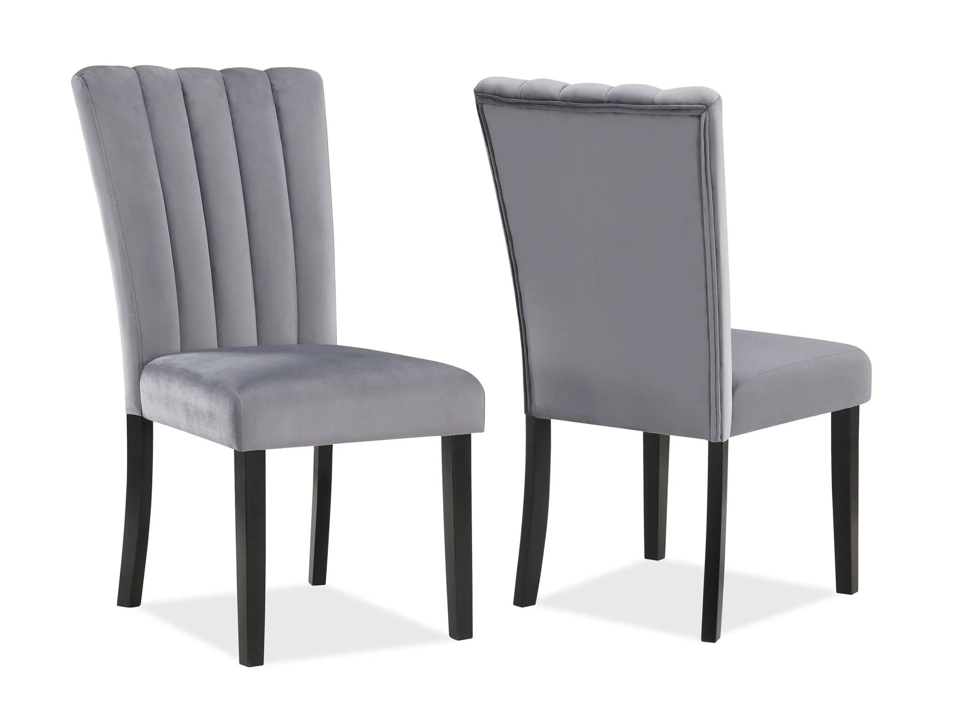 Pascal - Side Chair (Set of 2) - Gray - Ferro Furniture