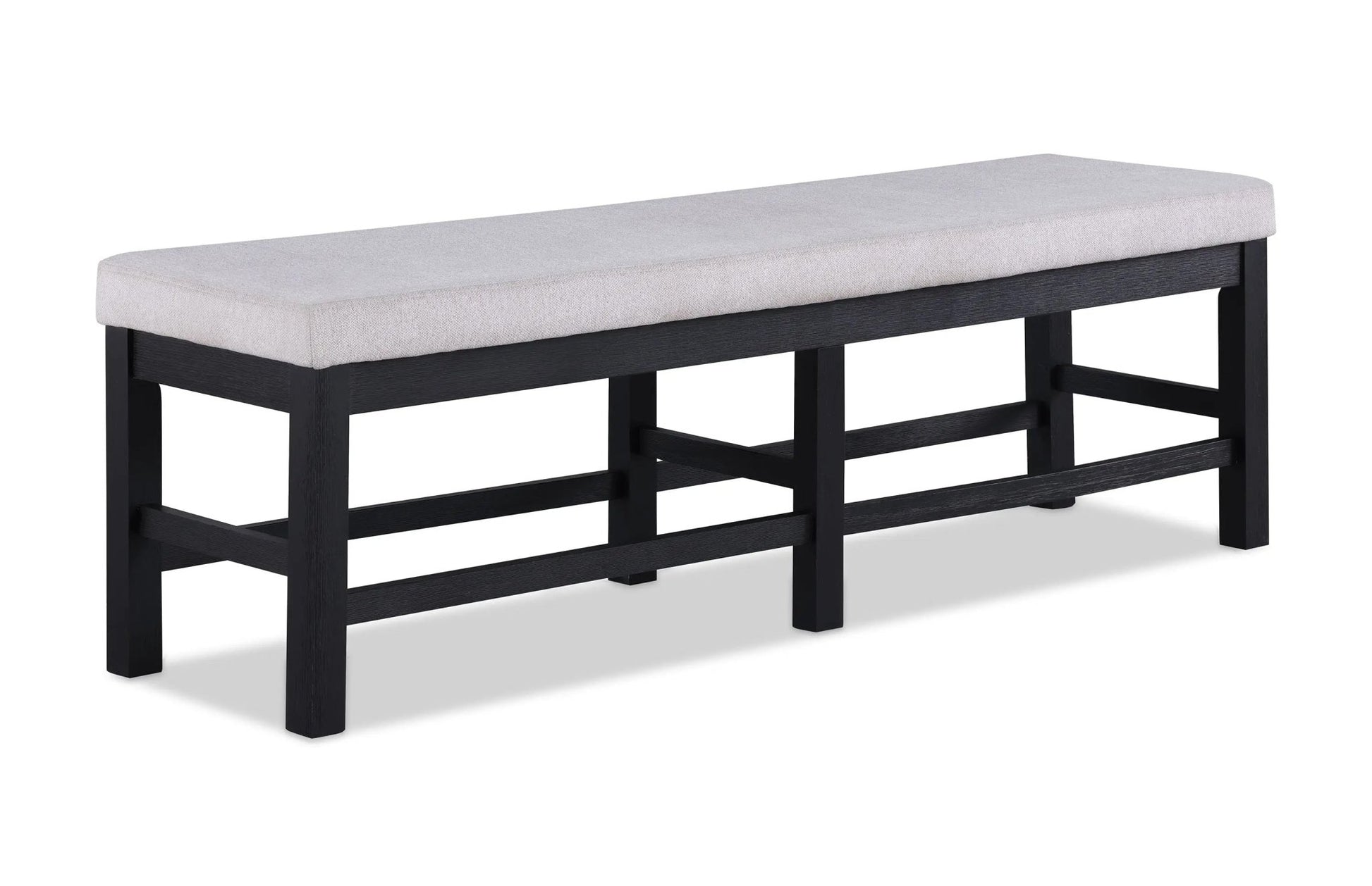 Pelham - Bench - Charcoal & Gray - Ferro Furniture