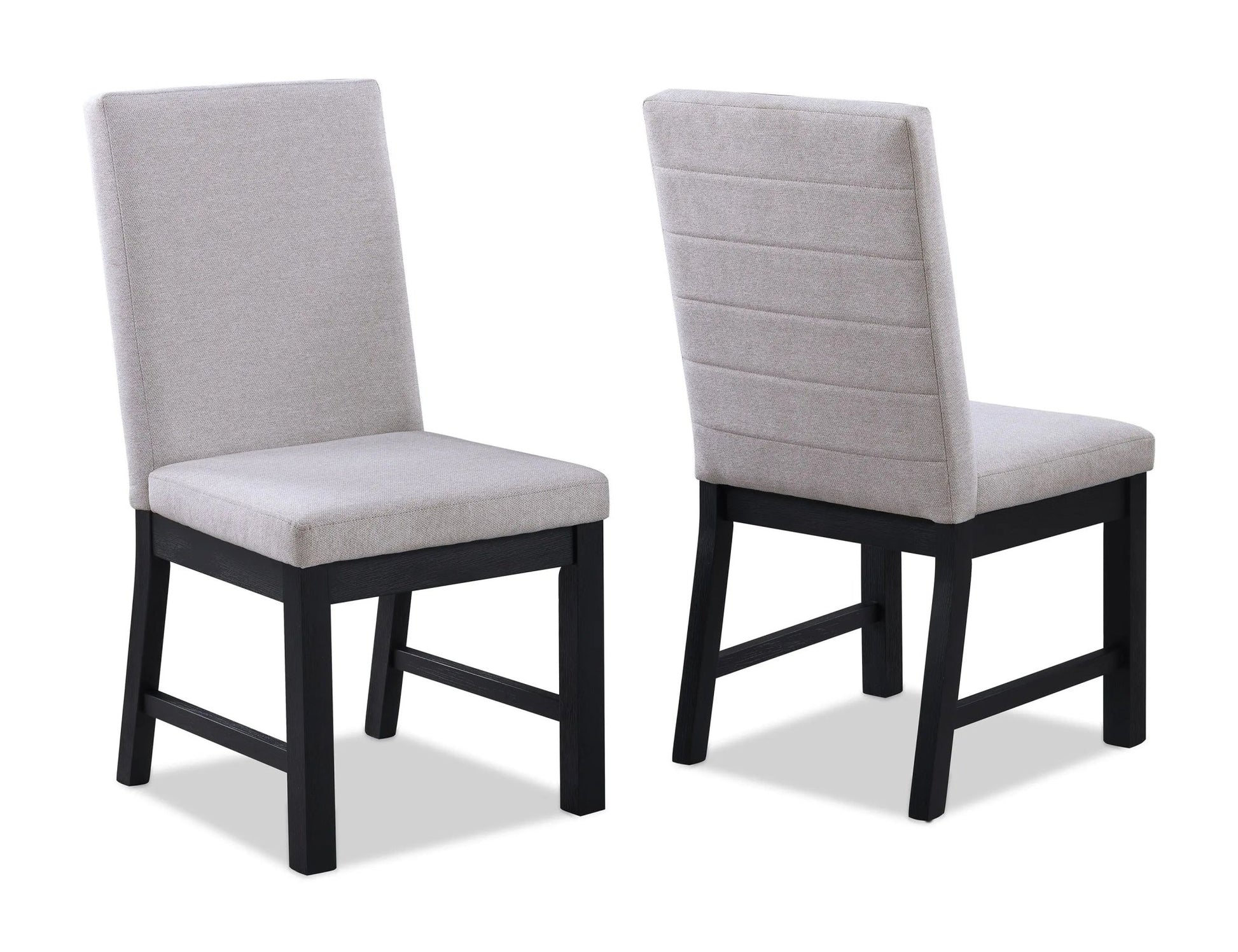 Pelham - Dining Chair (Set of 2) - Charcoal & Gray - Ferro Furniture