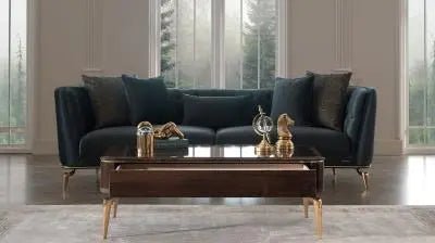 Plaza Accent Chair (Lara Green) 2 Pieces - Ferro Furniture