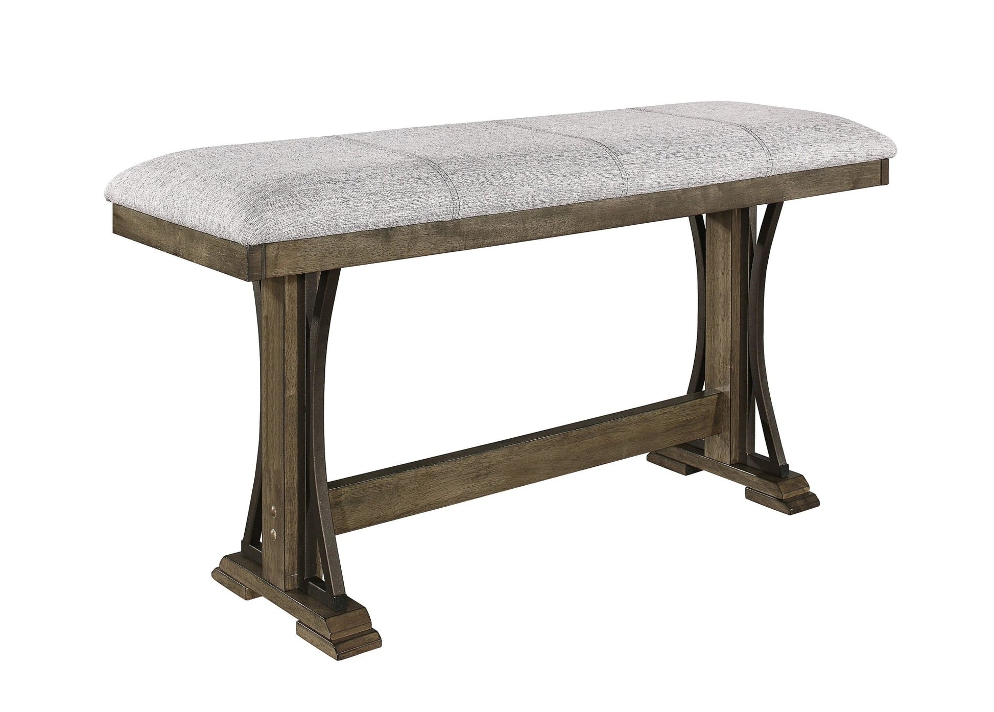 Quincy - Counter Height Bench - Brown - Ferro Furniture