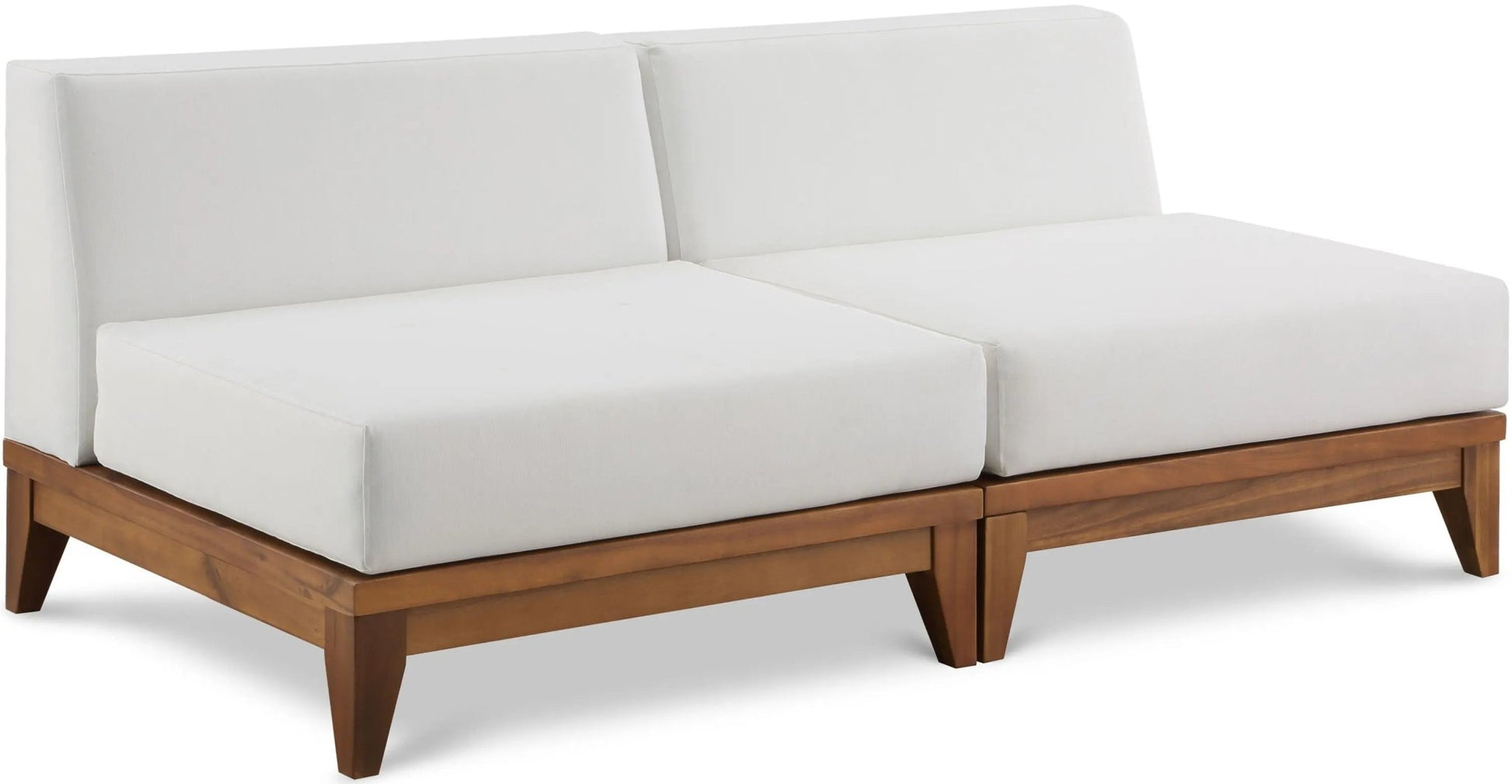 Rio - 2 Seat Modular Armless Sofa - Off White - Ferro Furniture