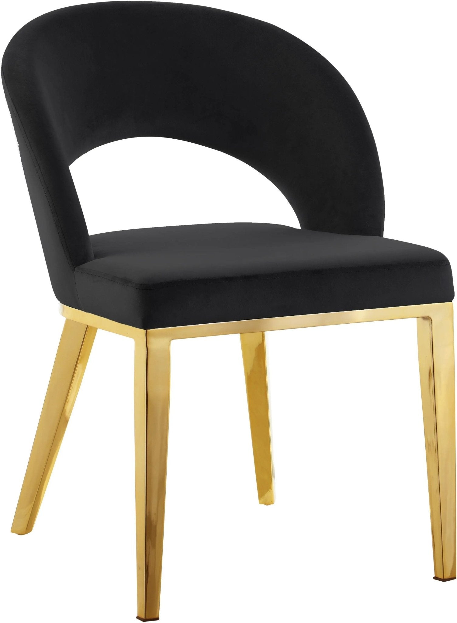 Roberto - Dining Chair with Gold Legs - Ferro Furniture