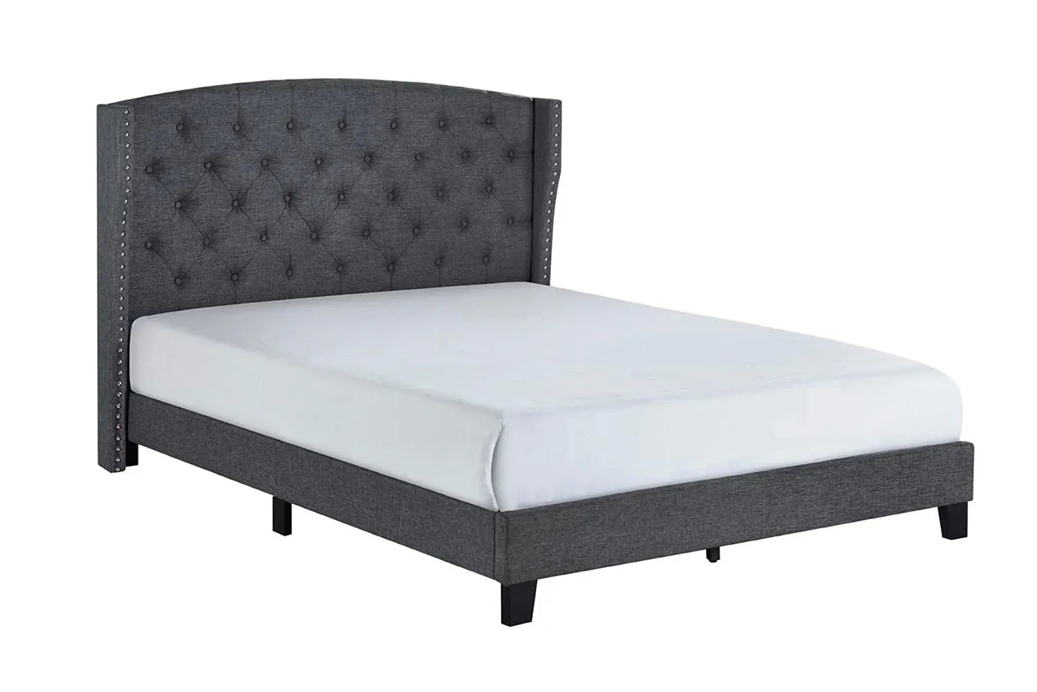 Rosemary - Queen Bed - Gray - Ferro Furniture