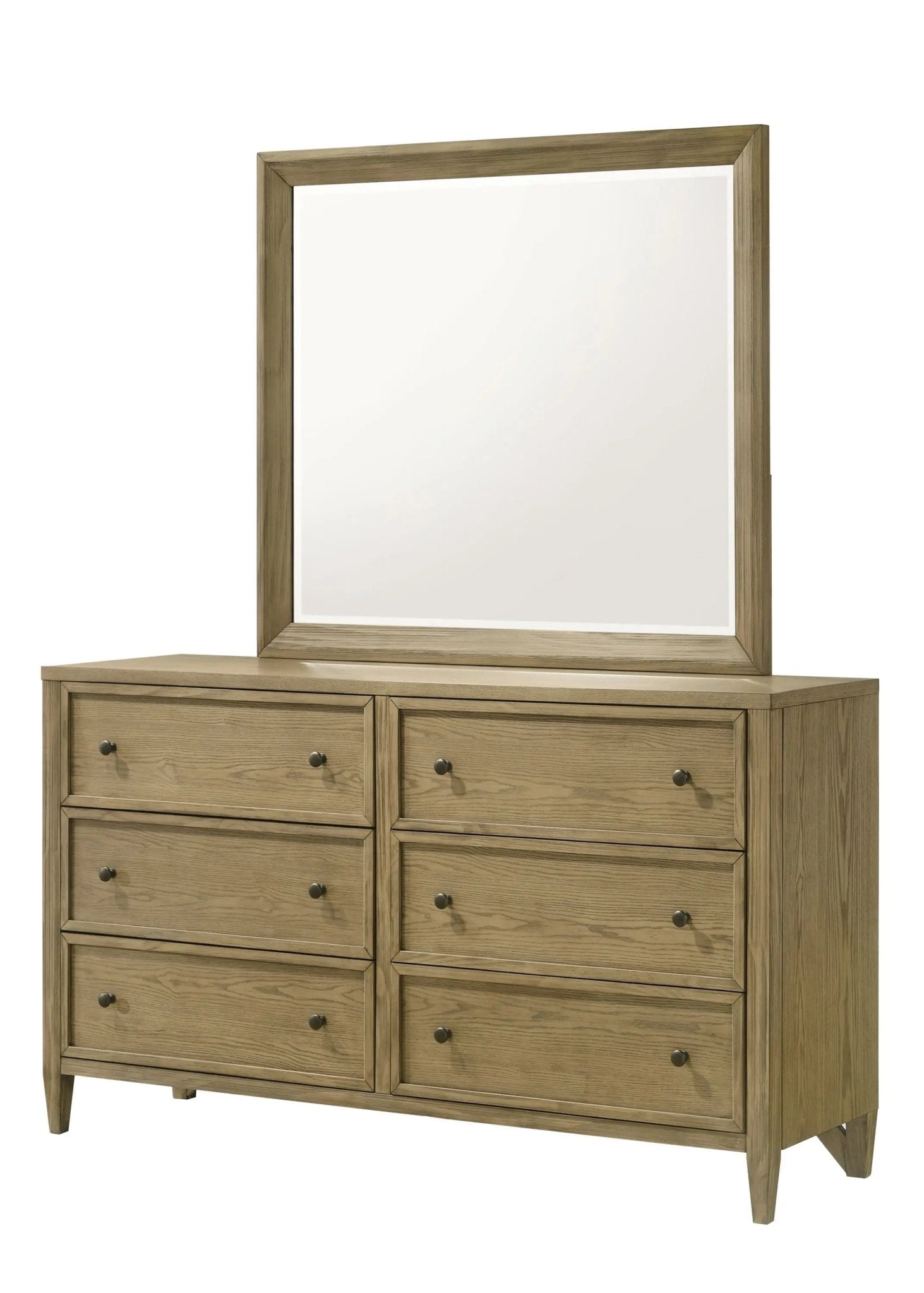 Sienna - Dresser & Mirror - Ash - Ferro Furniture