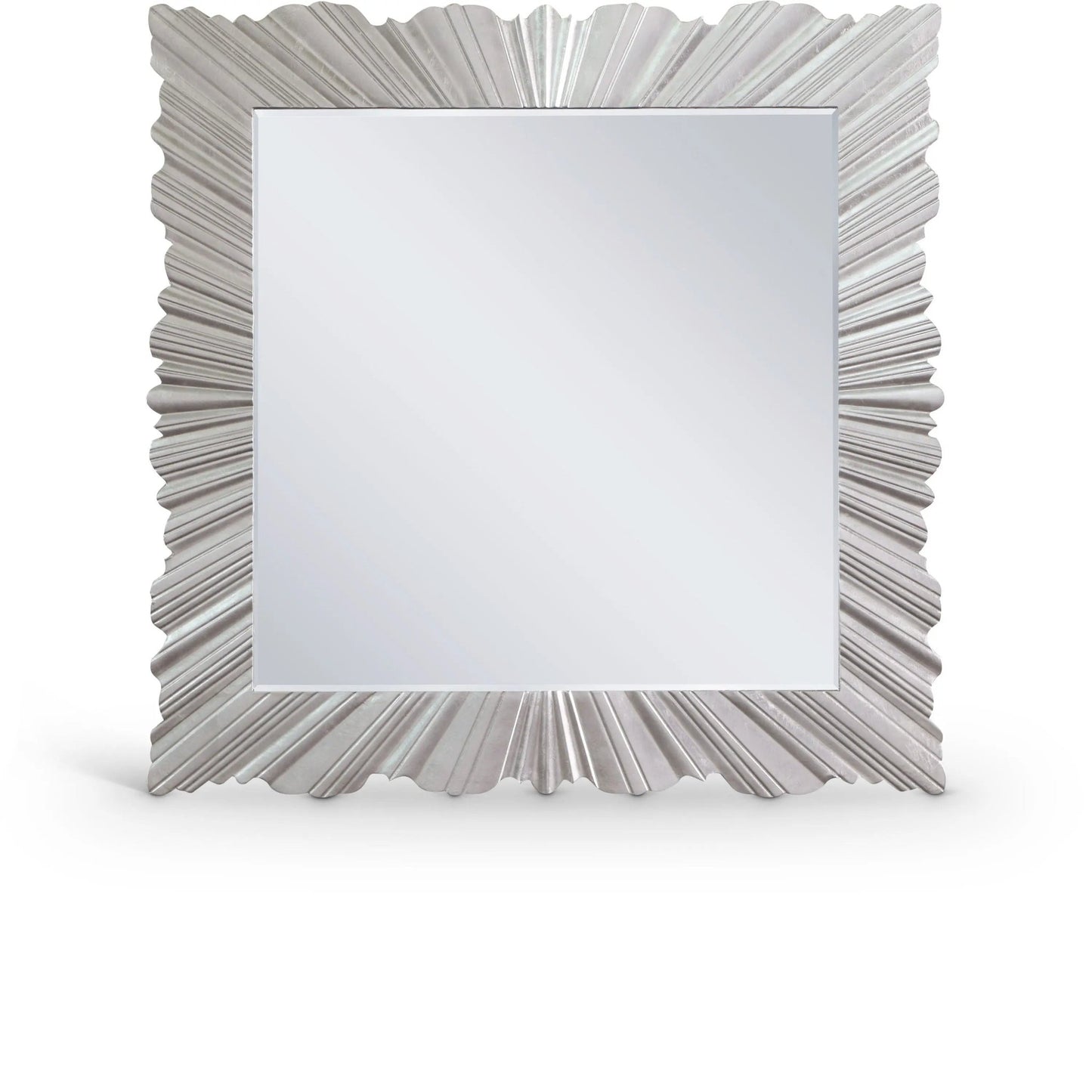 Silverton - Leaf Mirror - Silver - Ferro Furniture