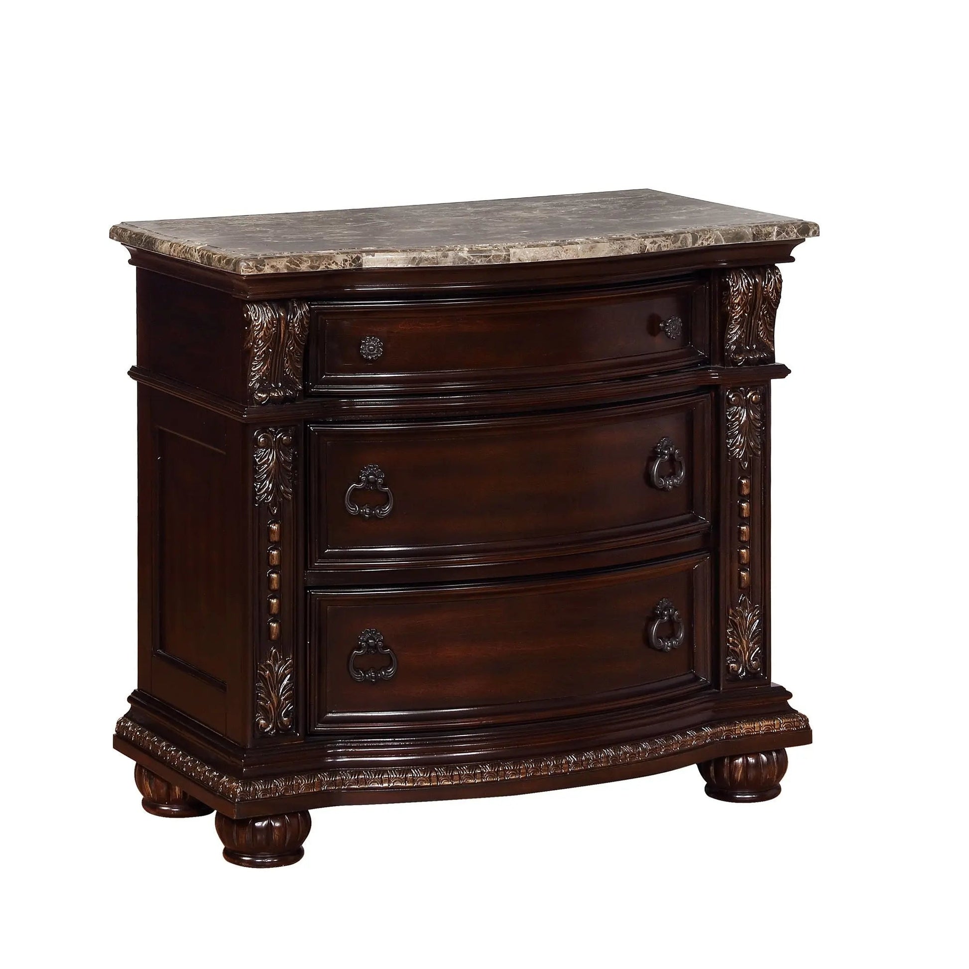Stanley - Nightstand - Cherry - Ferro Furniture