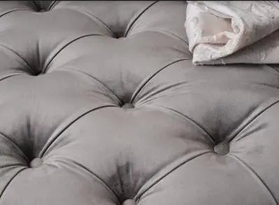 Suave Storage Ottoman (Vika Grey) - Ferro Furniture