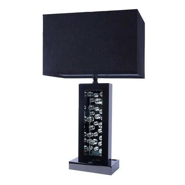 Table Lamp - Metal - Black - Ferro Furniture