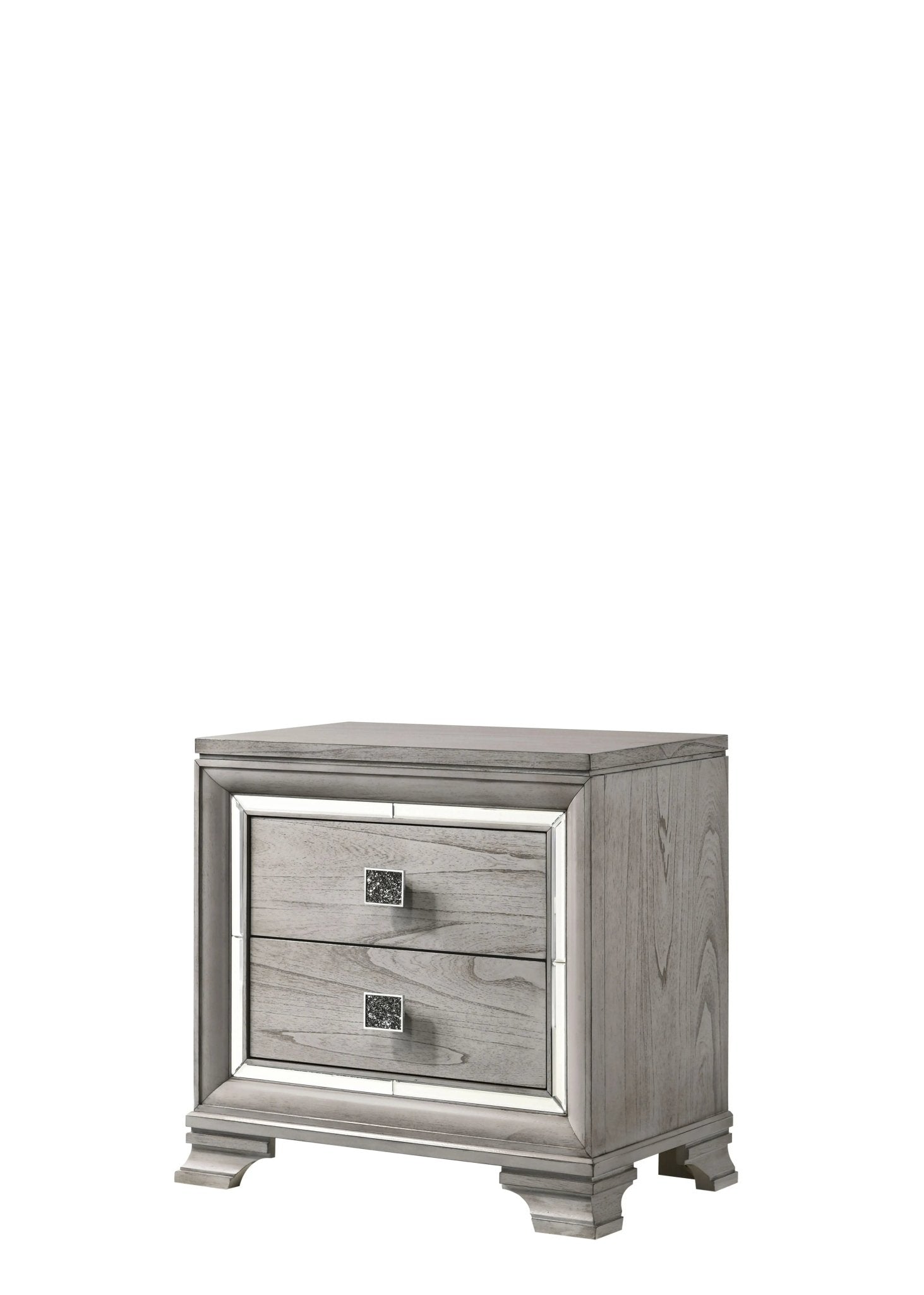 Vail - Nightstand - Gray - Ferro Furniture