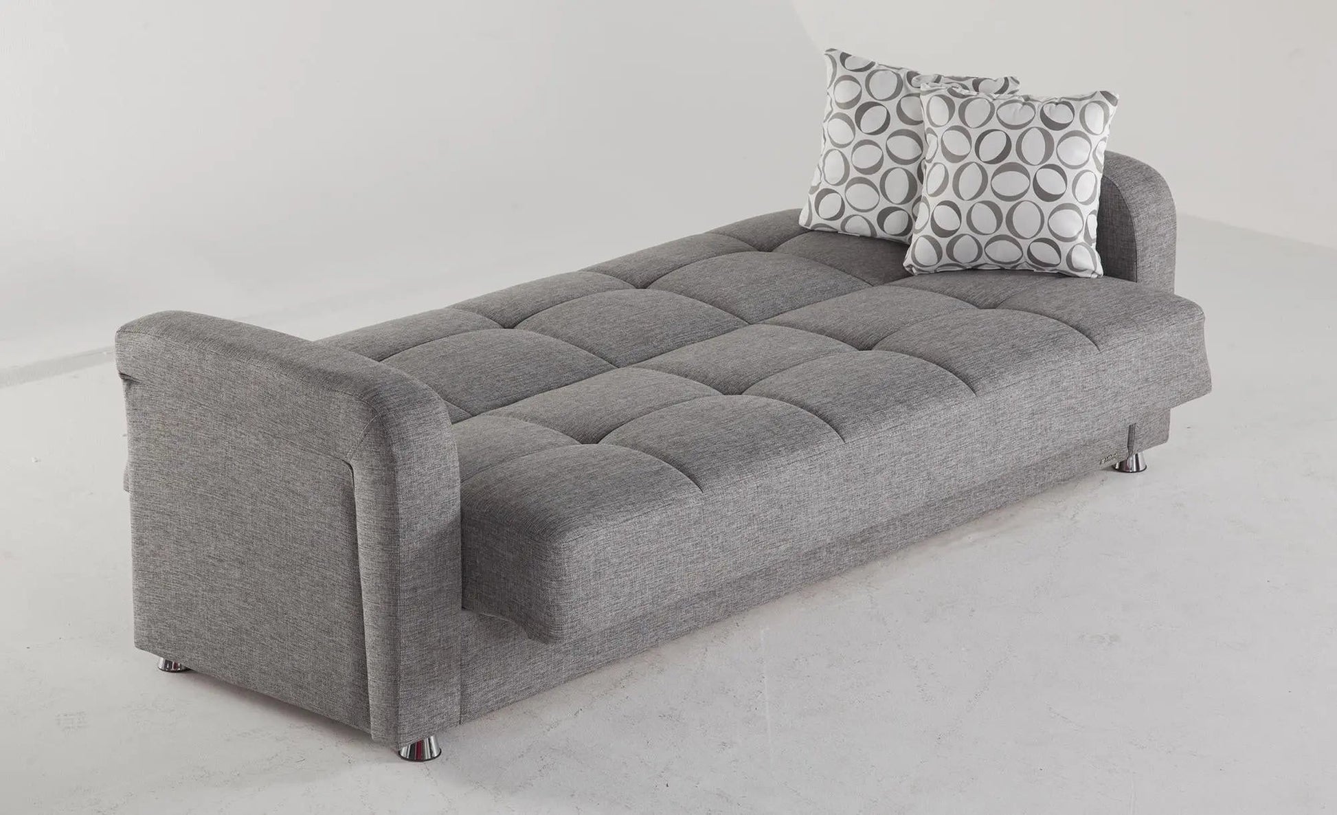 Vision 3 Seat Sleeper (Diego Grey) 1 Piece - Ferro Furniture